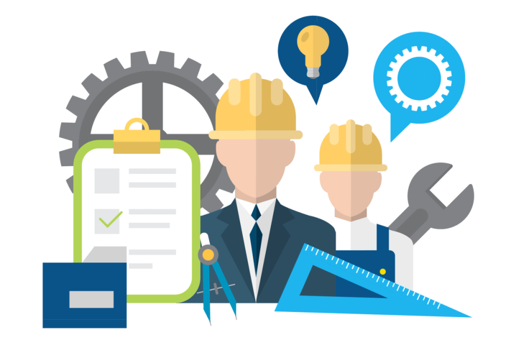 Человечек в каске