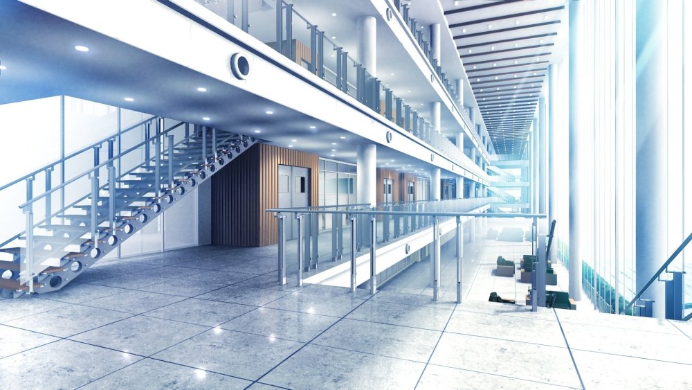 Школьный коридор