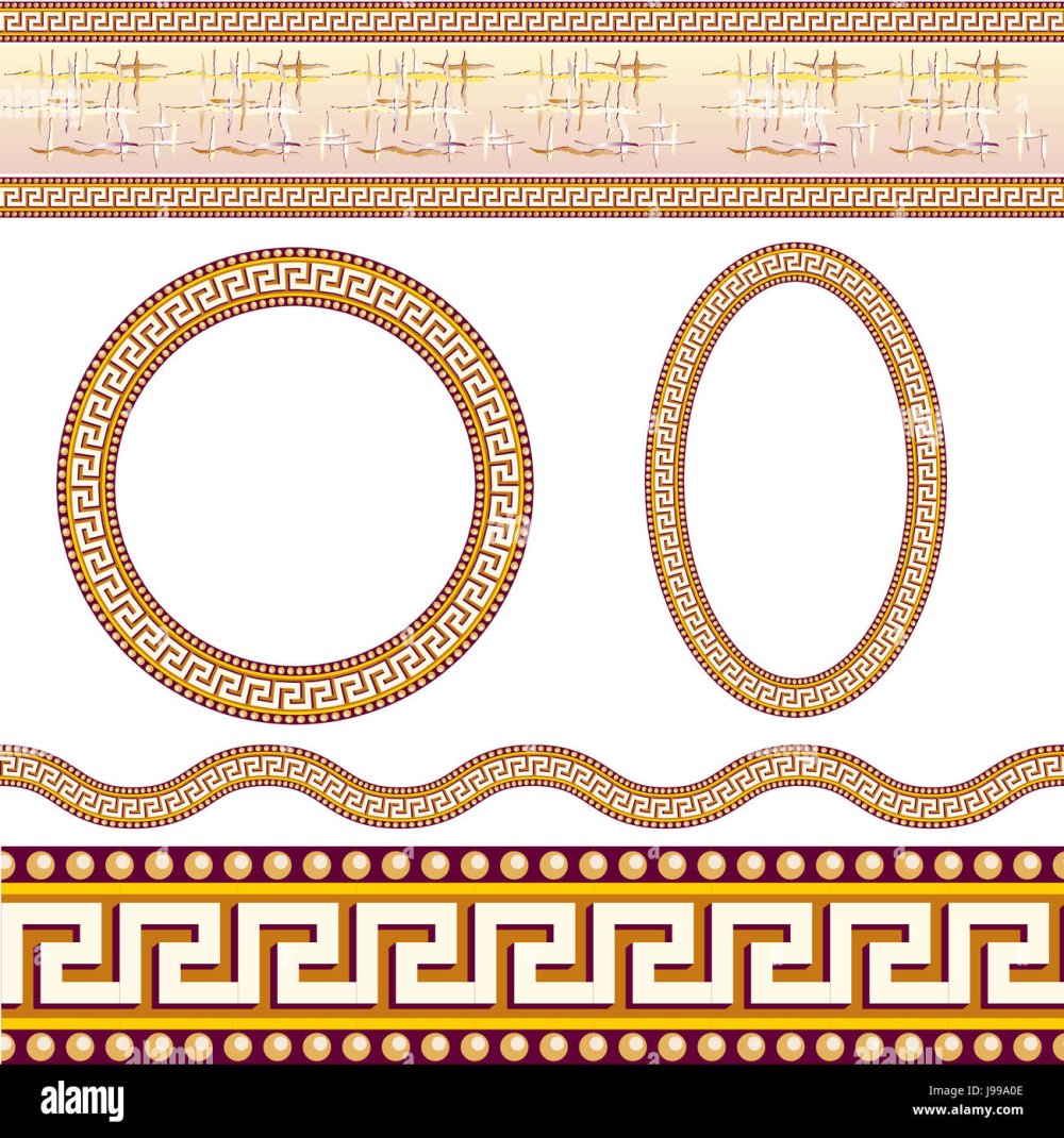 Окантовка в греческом стиле