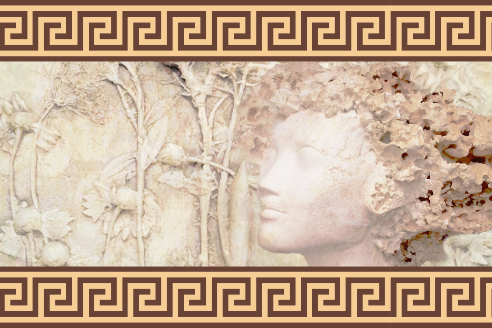 Греческий фон для презентации