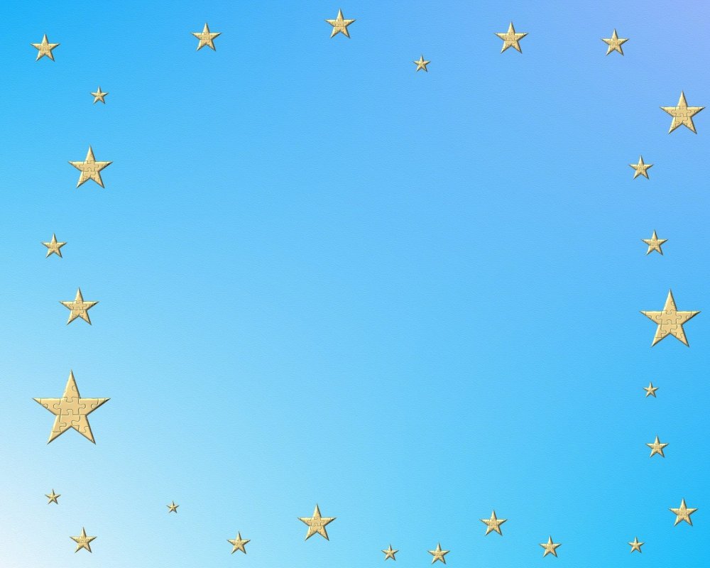 Голубой фон со звездами