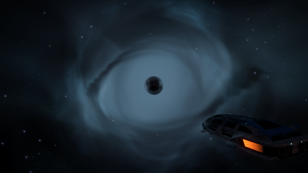 Черная дыра Интерстеллар 4k
