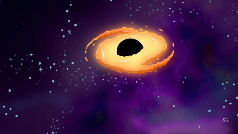 Чёрная дыра в космосе