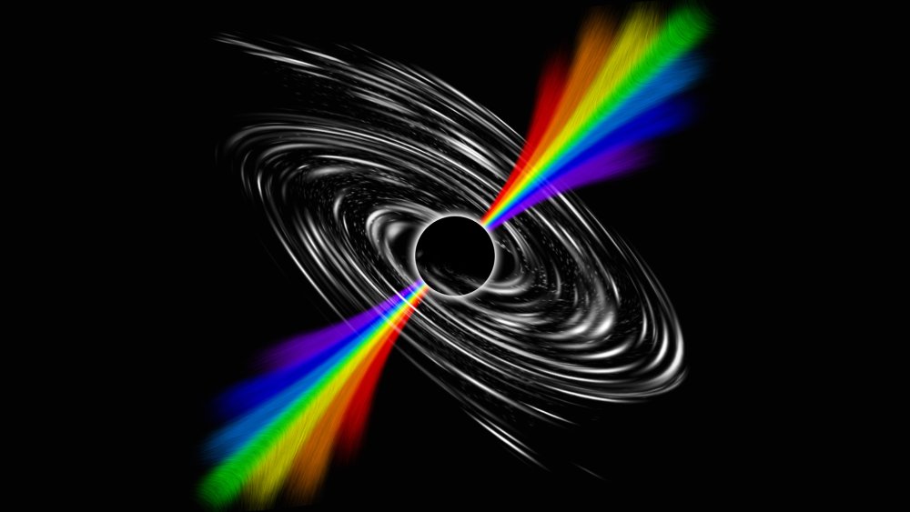 Радужный чёрная дыра
