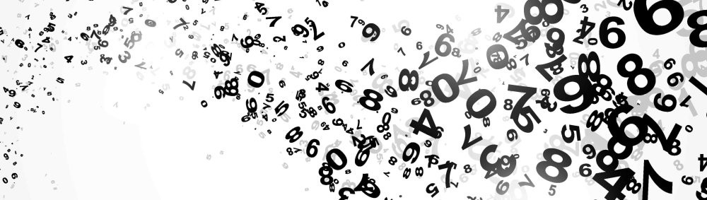 Фон много цифр