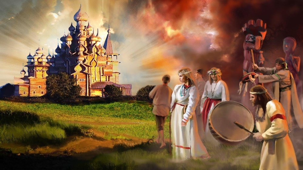 Церковь в поле Россия