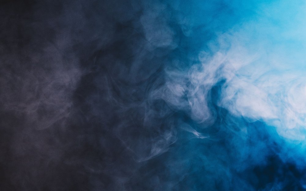 Синий дым абстракция