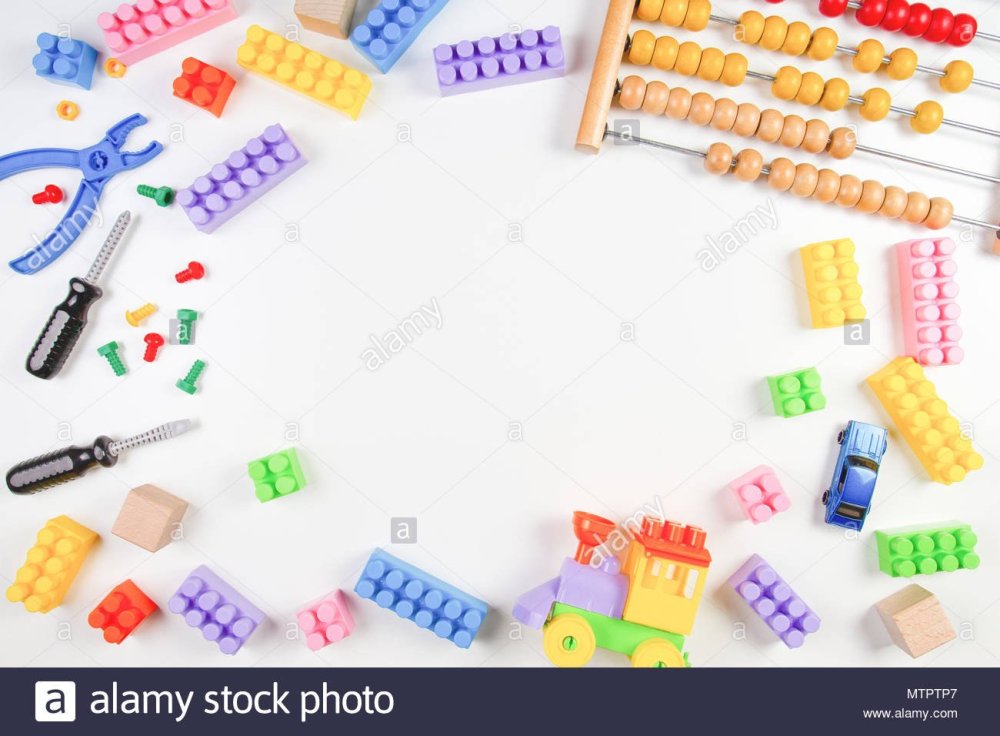 Фон детский конструктор