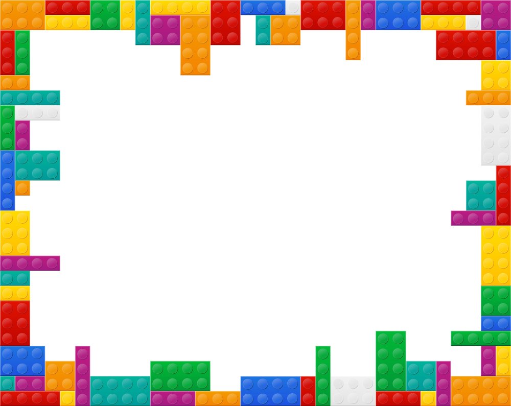 Рамка с лего конструктором