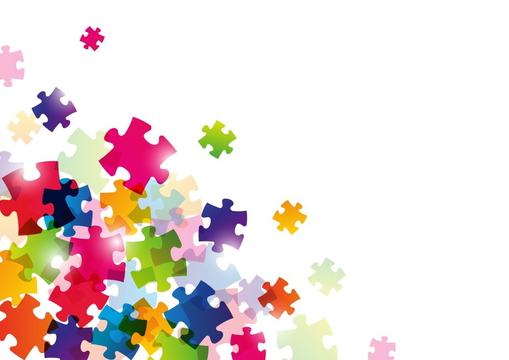 Фоны для буклета пазлы