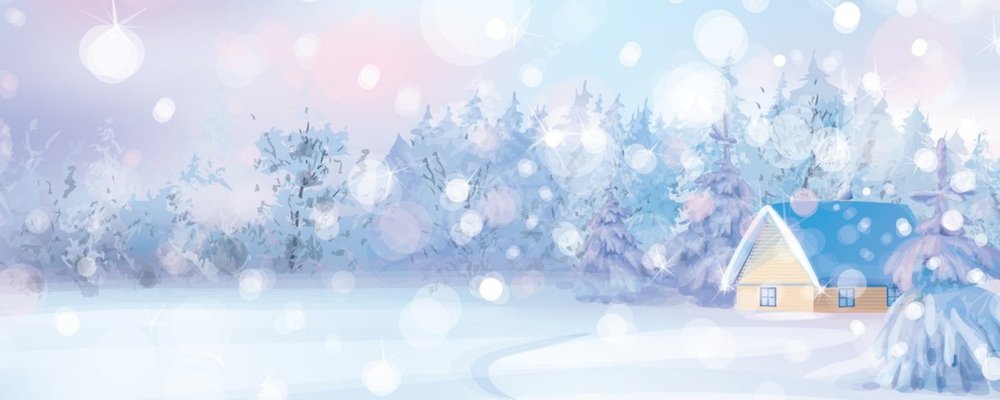 Зимний фон для шапки