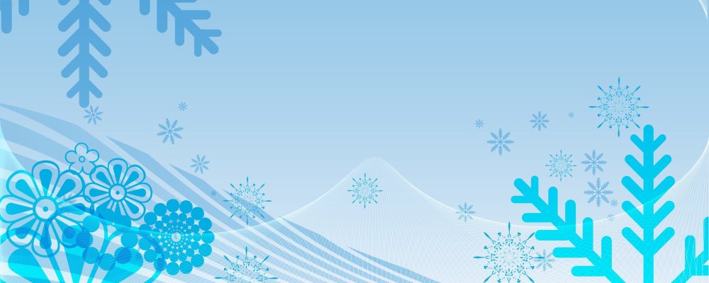 Зимний фон для презентации