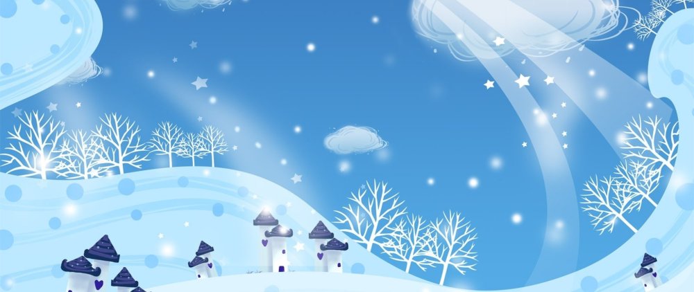 Снежный фон