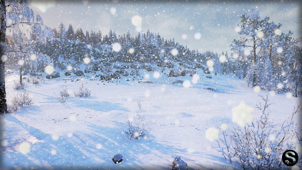 Сказочный новогодний лес