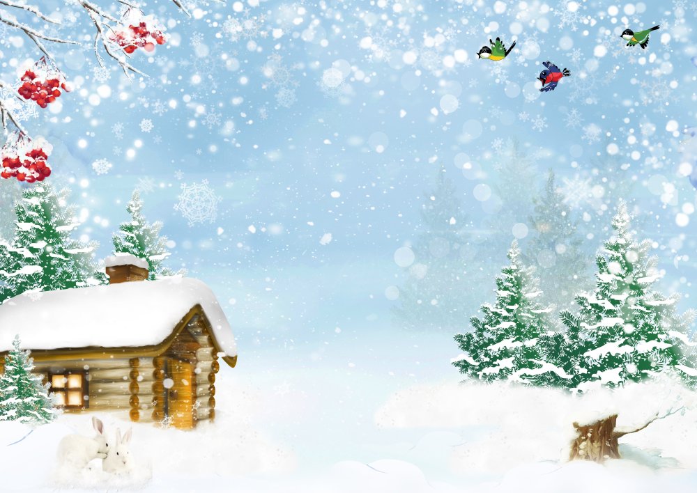 В новогоднем лесу