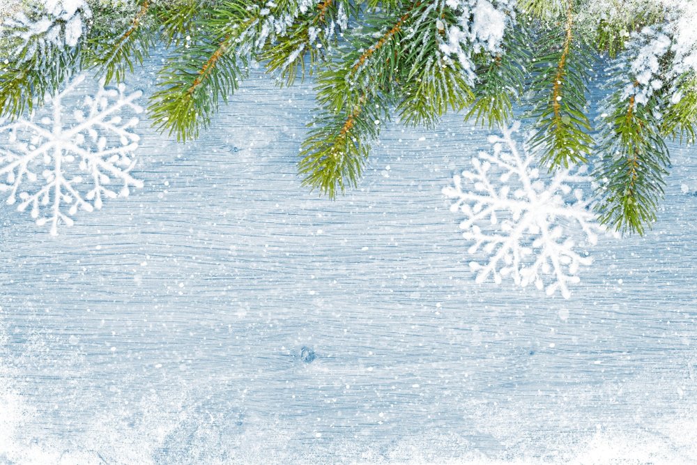 Зимний фон для фотошопа