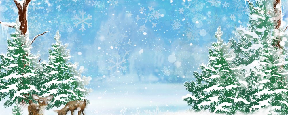 Снежный фон