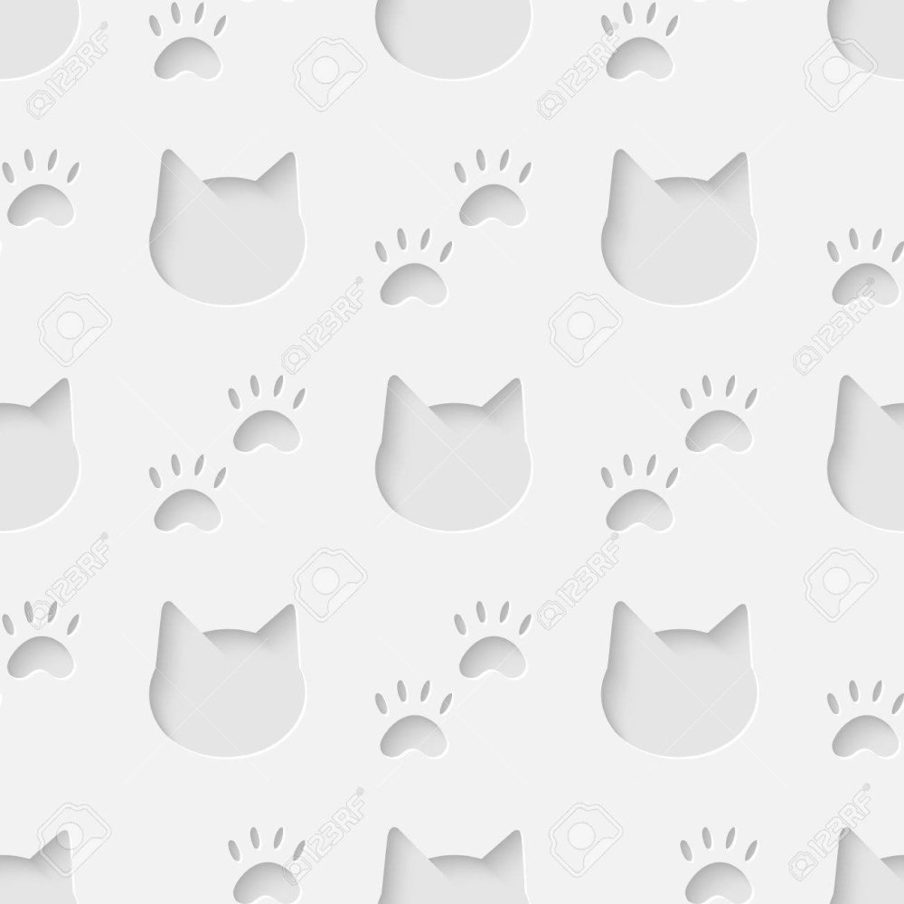 Фон для инстаграмма с кошачьими лапками