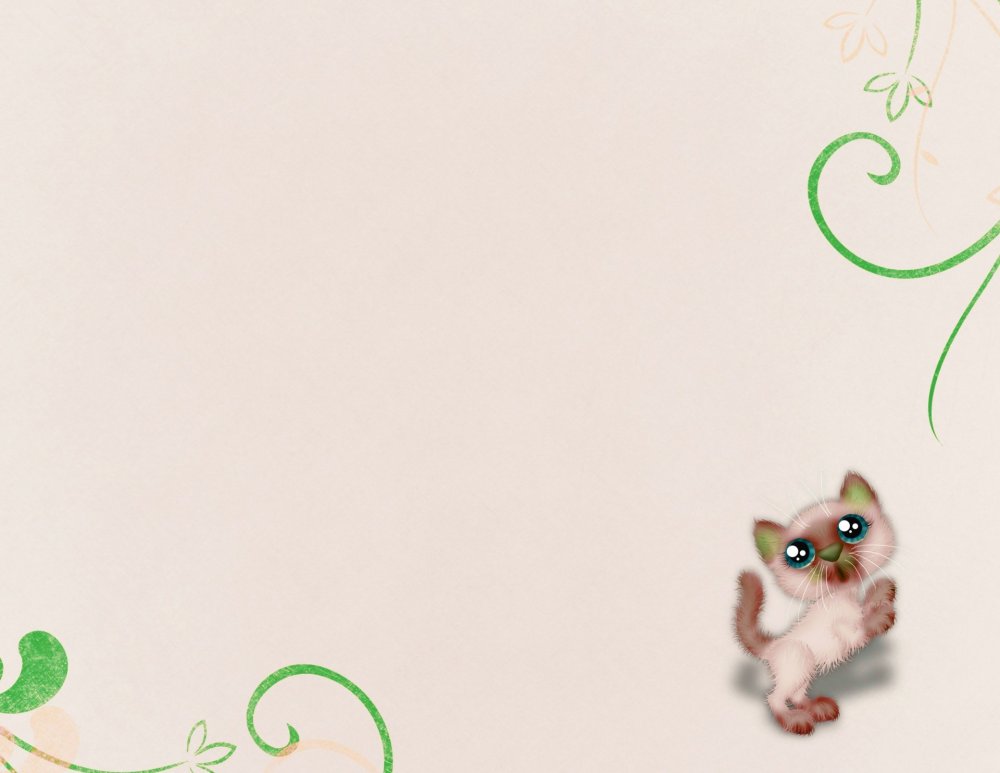 Вертикальный фон с котиками для презентации