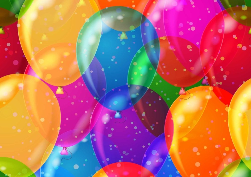 Фон шарики воздушные