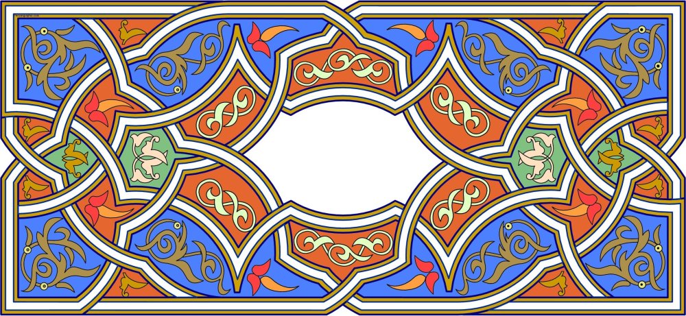 Турецкий орнамент в полосе