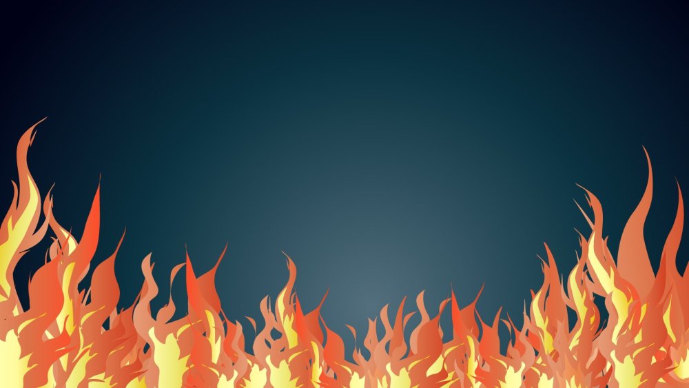 Фон для презентации огонь