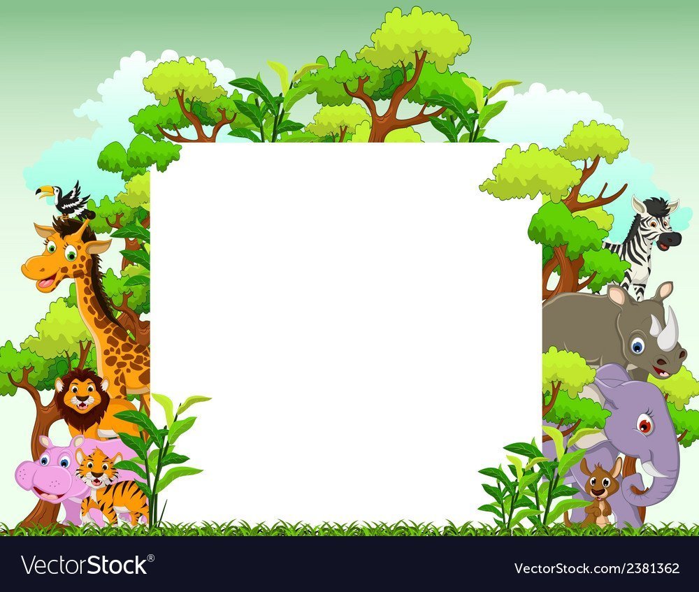 Рамка зоопарк