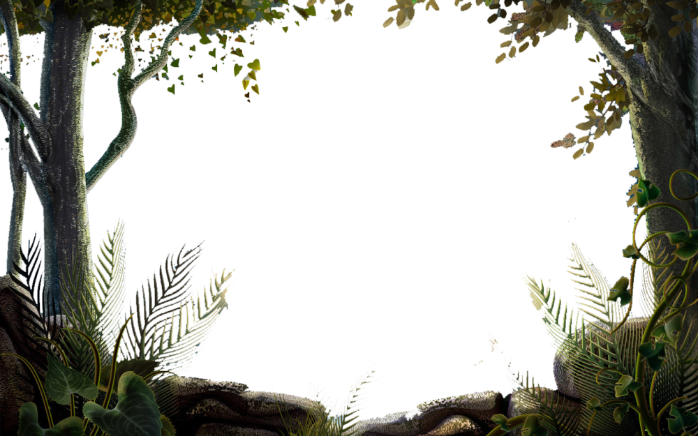 Рамка для фотошопа лес