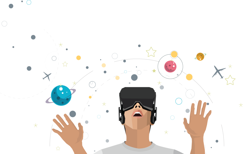 Виртуальная реальность рисунок