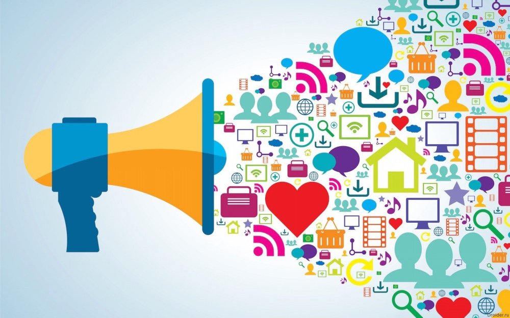 Фон для презентации социальные сети