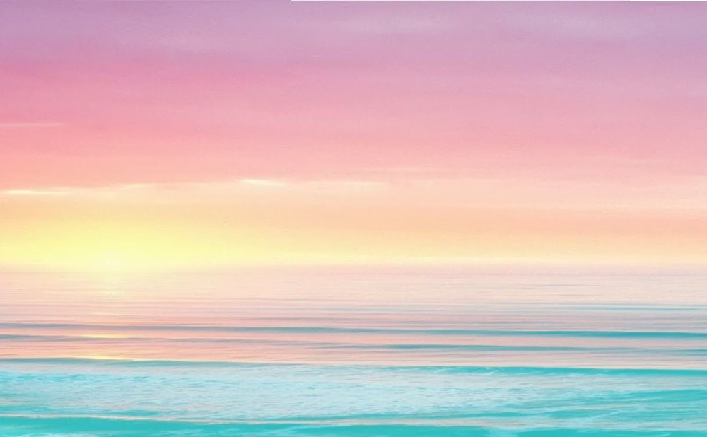 Розово голубой закат