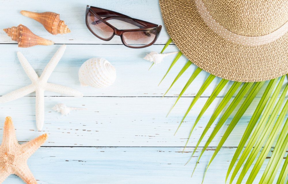 Стильный летний фон