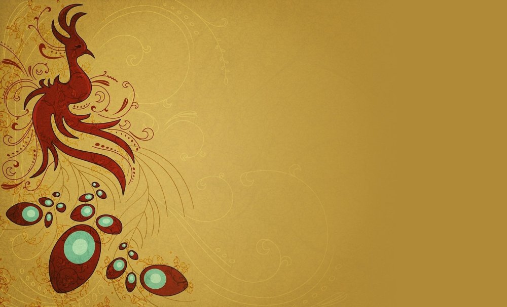 Рамка для презентации в русском народном стиле