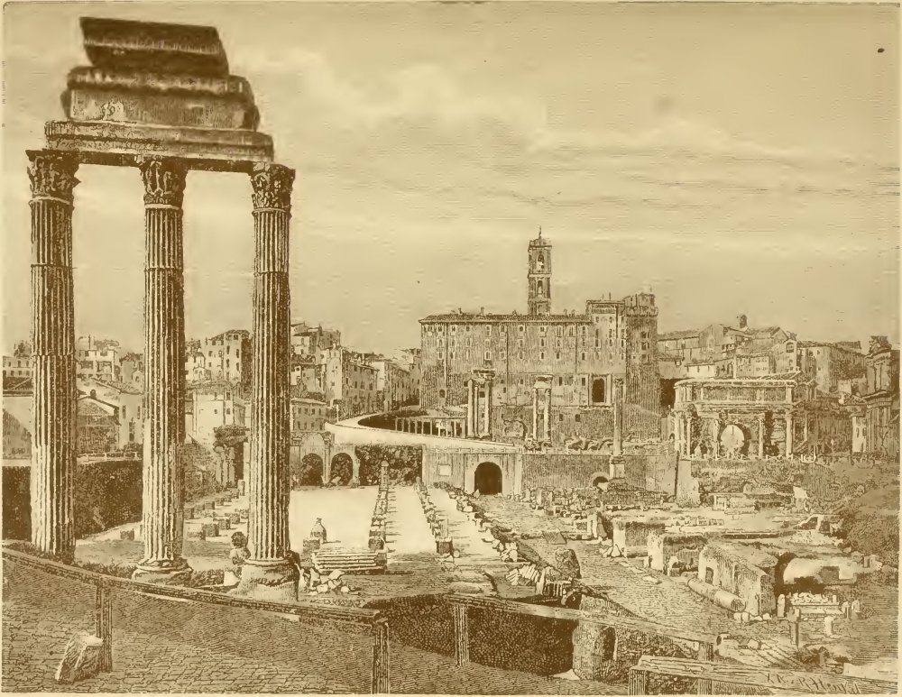 Древний город Рим панорама