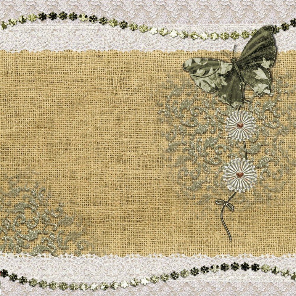 Рамка мешковина