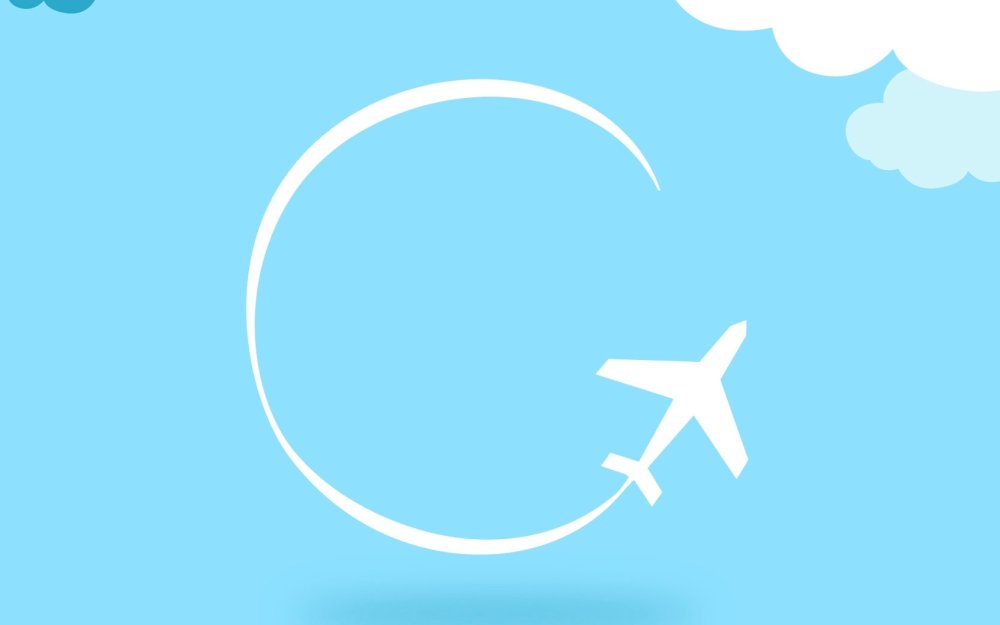 Фон для презентации самолет