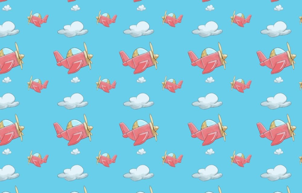 Самолет на фоне рассвета