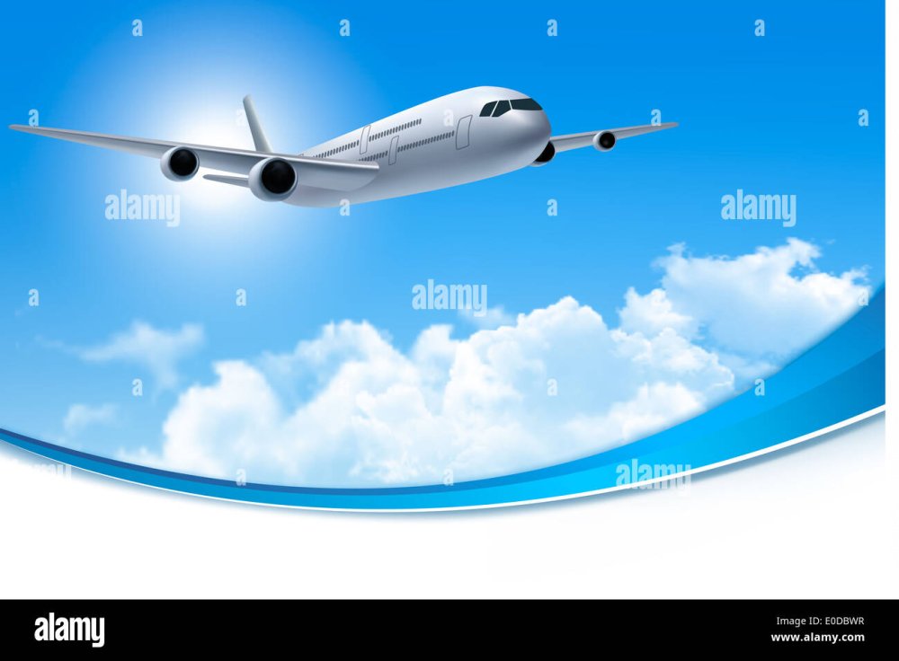 Самолет в небе