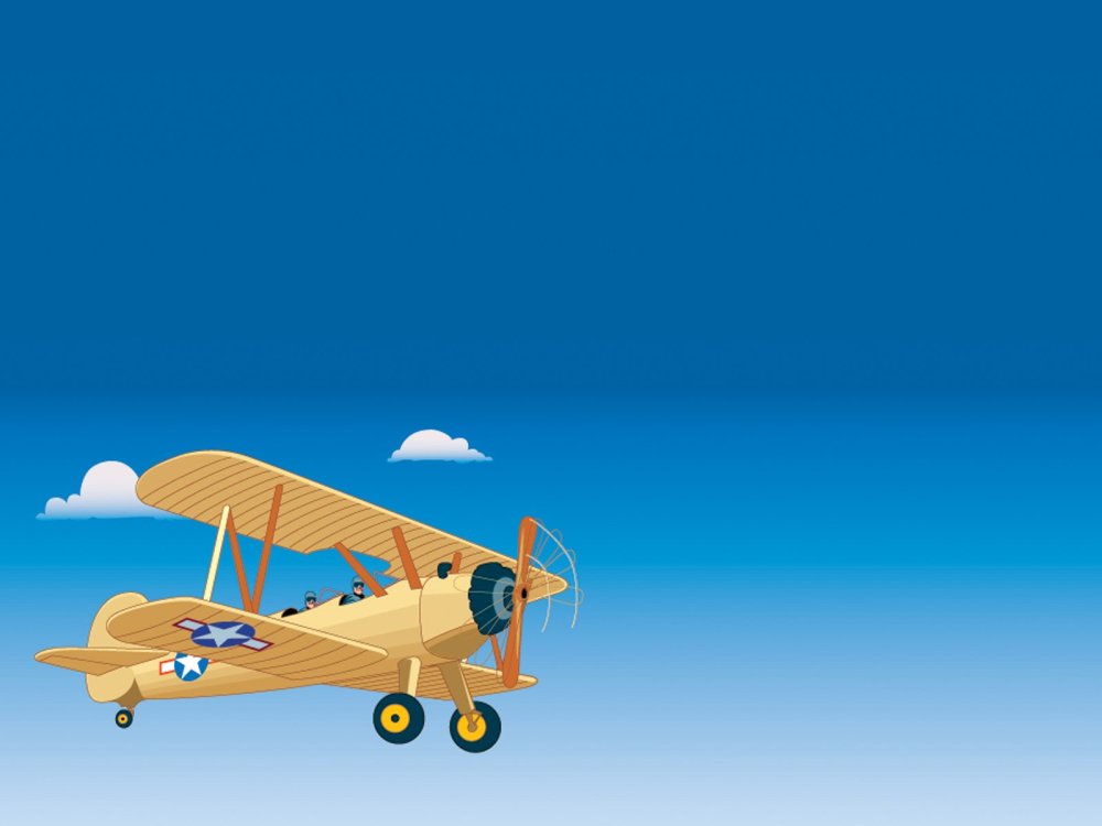 Фон для презентации самолет