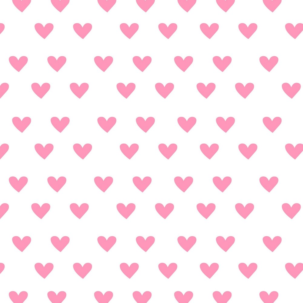 Розовое сердечко на белом фоне