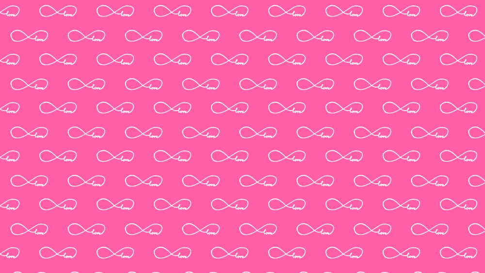 Розовый фон с сердечками