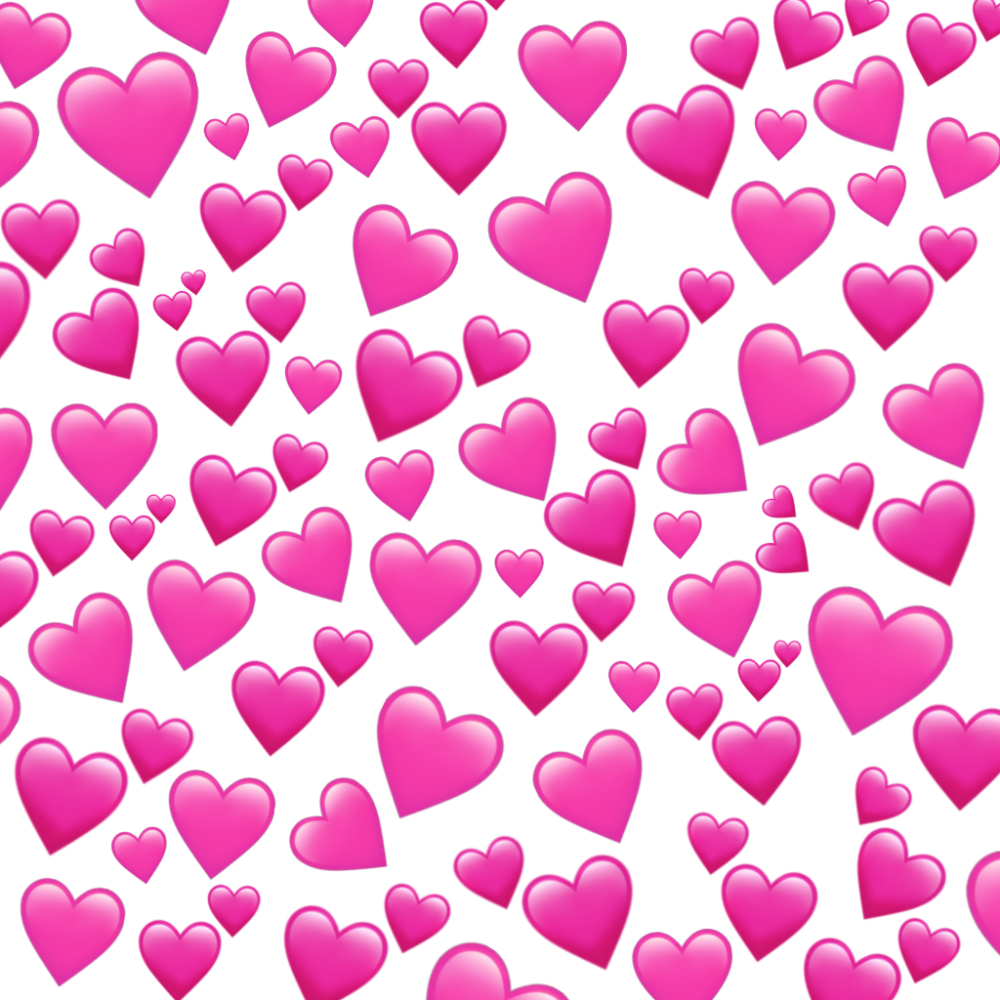 Много сердечек