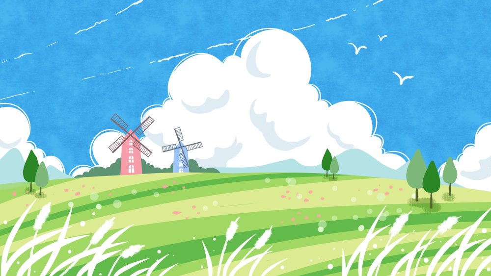 Мультяшный фон для презентации