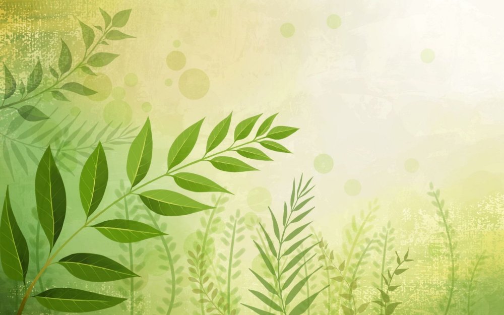 Растительный фон для презентации