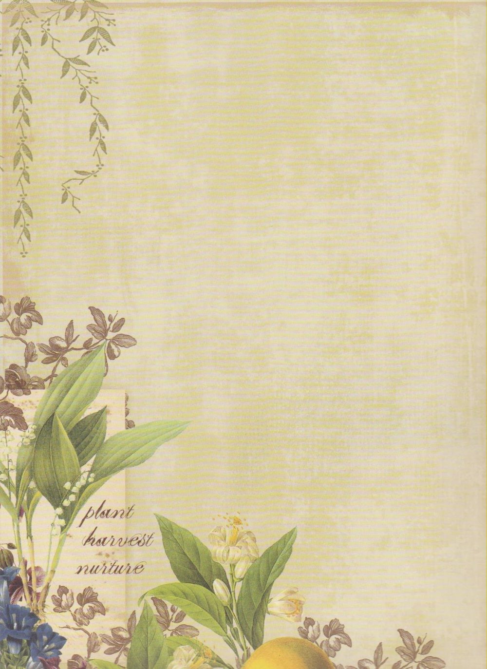 Винтажные листы для письма