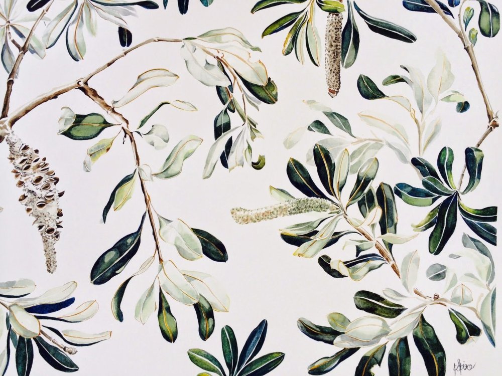 Ботанический принт Перри