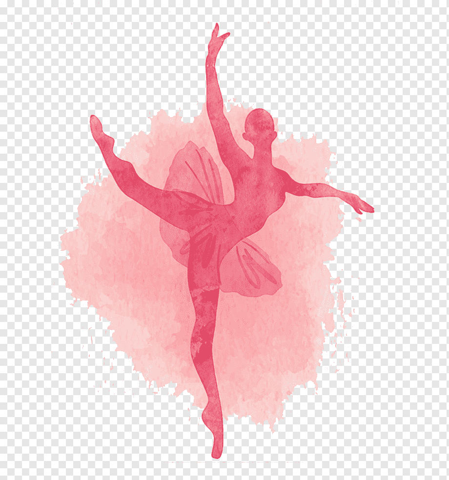 Балерина на белом фонн