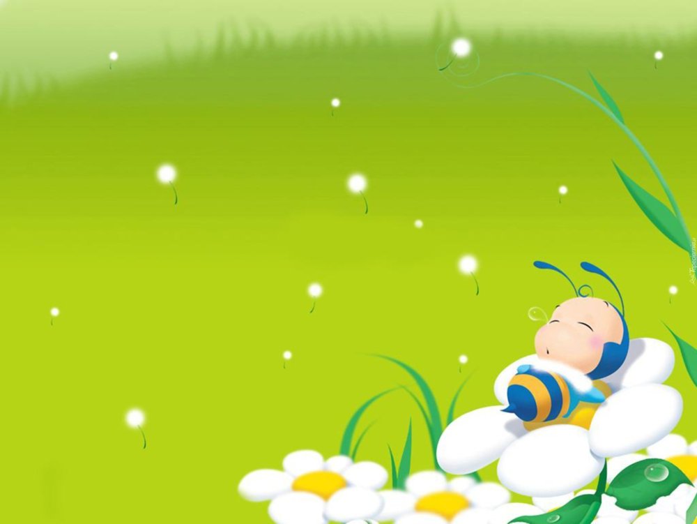 Обои с пчелками в детскую