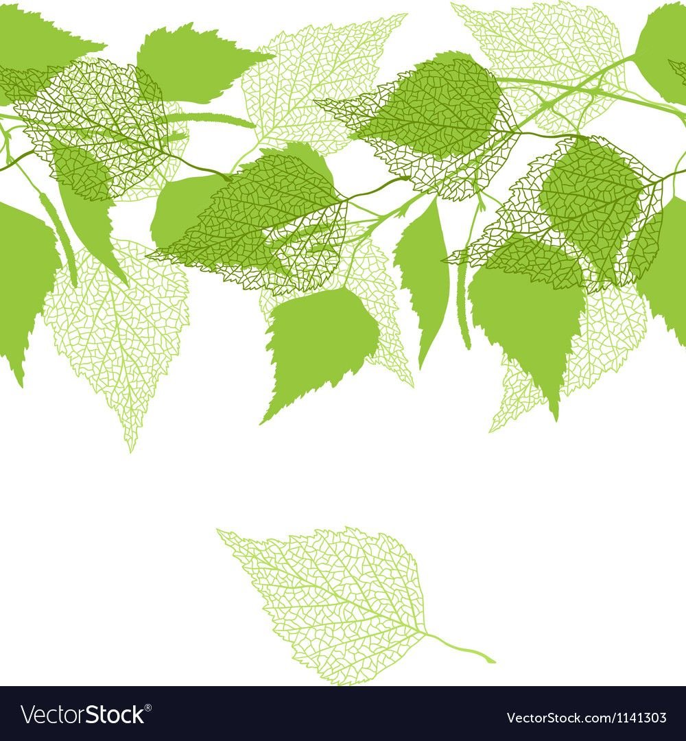 Березовые листья орнамент