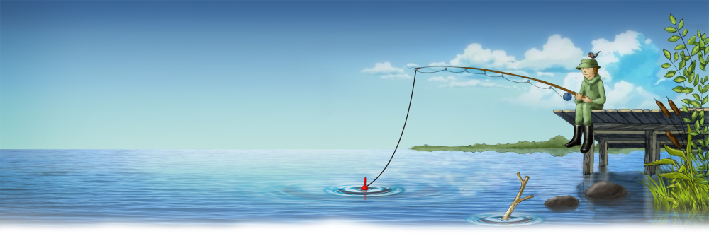 Фон рыбалка для фотошопа